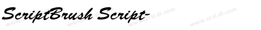 ScriptBrush Script字体转换